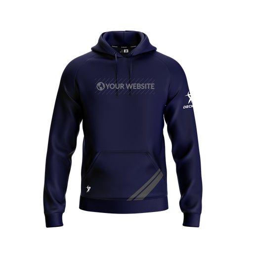 [FOLHSMNV-YXS-LOGO2] Decker Summit Hoodie (Youth XS, Navy, Logo 2)