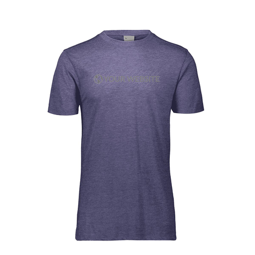 [FTSCUBRY-AS-LOGO3] Decker Men's Tri-Blend T-Shirt - Short Sleeve (Adult S, Royal, Logo 3)