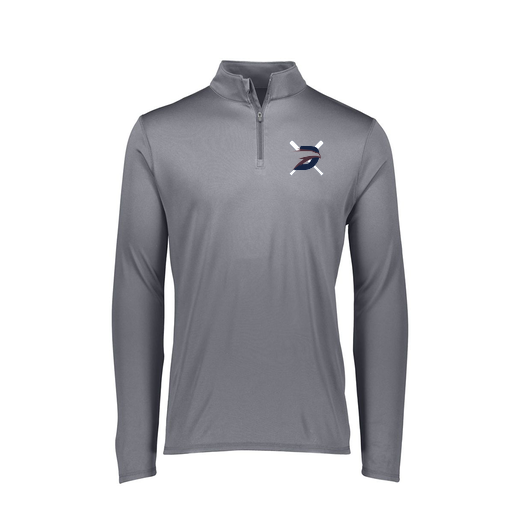 [FTLQFLGY-FAXS-LOGO1] Decker Women's Flex-Lite 1/4 Zip Shirt (Female Adult XS, Gray, Logo 1)