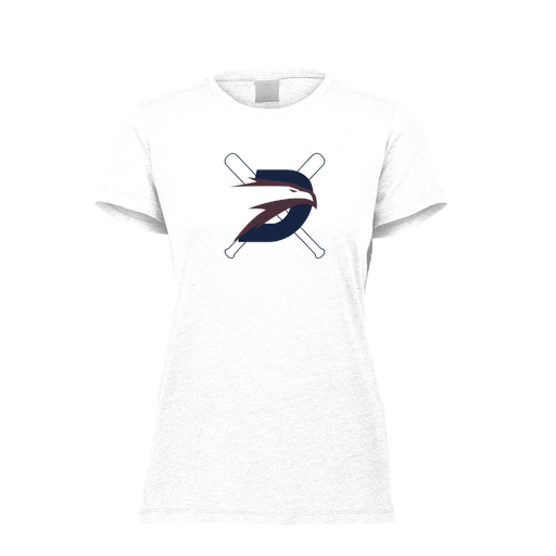 [FTSCUBWH-FAXS-LOGO1] Decker Women's Tri-Blend T-Shirt - Short Sleeve (Female Adult XS, White, Logo 1)
