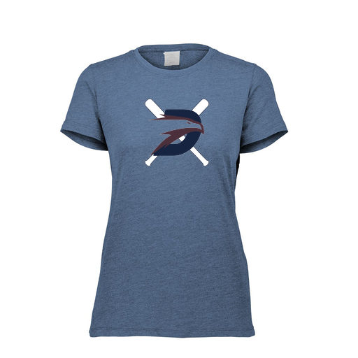[FTSCUBNV-FAXS-LOGO1] Decker Women's Tri-Blend T-Shirt - Short Sleeve (Female Adult XS, Navy, Logo 1)