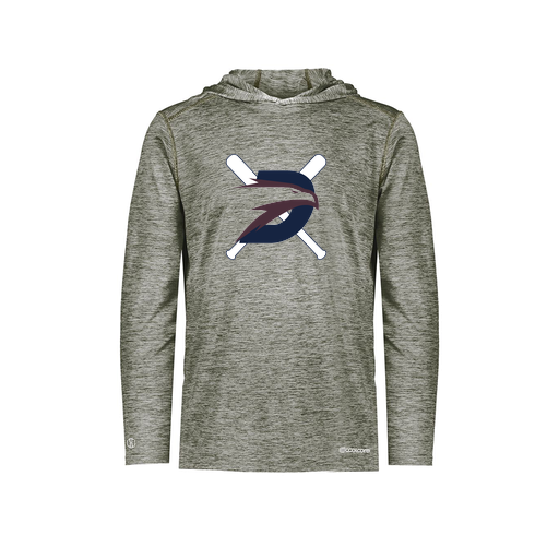 [FOLHCGGY-YS-LOGO1] Decker Youth Charge Hoodie (Youth S, Gray, Logo 1)