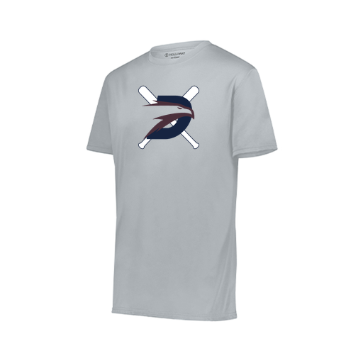 [222818.099.S-LOGO1] Men's Movement Dri Fit Shirt (Adult S, Silver, Logo 1)