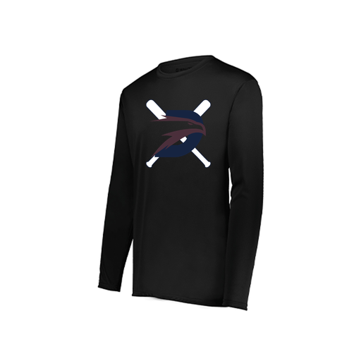 [222822.080.XS-LOGO1] Men's LS Smooth Sport Shirt (Adult XS, Black, Logo 1)
