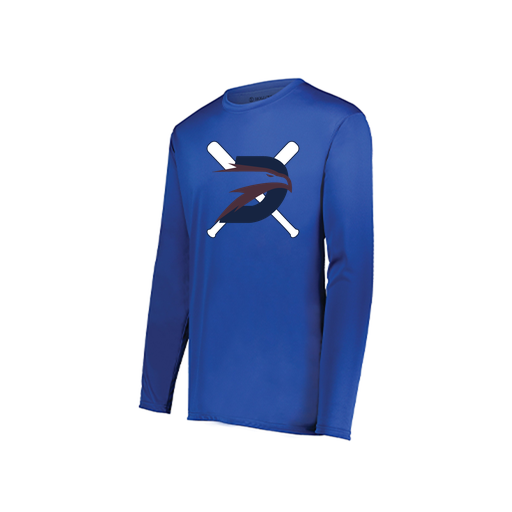 [222822.060.XS-LOGO1] Men's LS Smooth Sport Shirt (Adult XS, Royal, Logo 1)