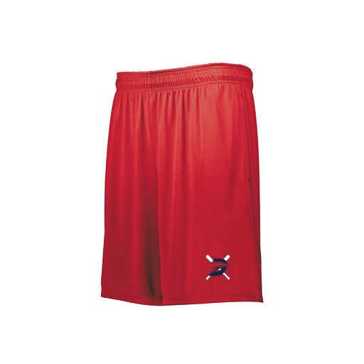[229511.083.XS-LOGO1] Decker Men's Swift Short (Adult XS, Red, Logo 1)