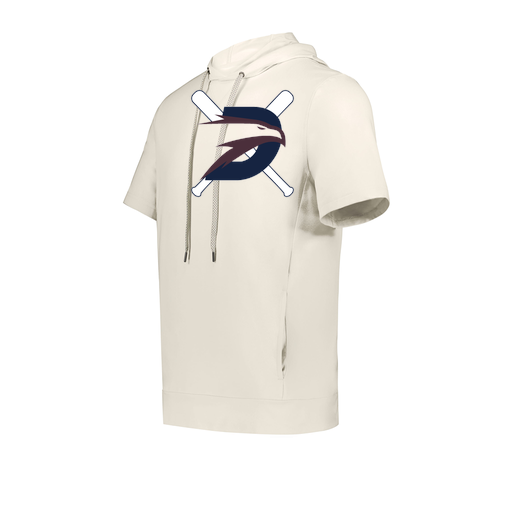 [222605-WHT-YS-LOGO1] YOUTH VENTURA SOFT KNIT SHORT SLEEVE HOODIE (Youth S, White, Logo 1)