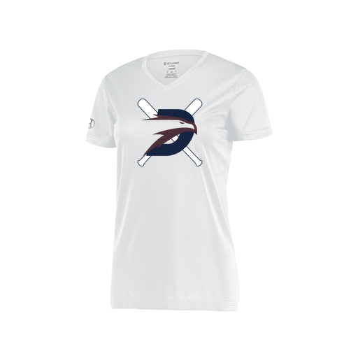 [222820.005.S-LOGO1] Ladies Movement Dri Fit Shirt (Female Adult S, White, Logo 1)